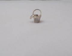 Vintage Brown County Baskets Sterling Silver Measuring Basket Charm D