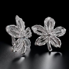 Sarah Coventry Earrings Clip On 1960s Silver Tone Vintage Joy Ivy