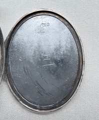 Victorian Sterling Silver Locket Hand Engraved Double Sided Floral Antique 1879