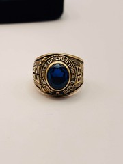1959 UC Davis 10K Gold Class Ring Men’s Size 11 Jostens 16.6g Blue Agriculture