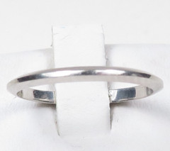 Antique Art Deco Platinum Womens Wedding Band Ring Size 4.75 UK-J width 1.64 MM