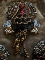 Lunch At The Ritz (LATR) Turkey Brooch / Pendant Earrings RARE VINTAGE Set