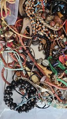 Vtg to Modern Mixed Jewelry Lot w/ Natural Stone Mixed Materials 3lb Some Signed