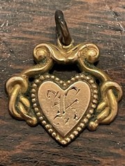 Vintage 13″Forstner 12kt. Gold Filled Woman’s/Child’s chain & pendant w/initials