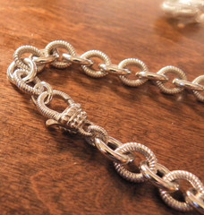Judith Ripka 20″ Rolo Link Sterling Silver Chain Necklace 96.3 grams