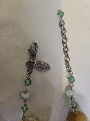 Vintage Liz Paiacios S.F. Necklace Agate Stones