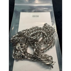 Monet Vintage Silver Tone Heavy Double Link Rope Chain Necklace Clasp 30 in 103g