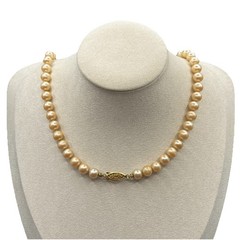 Victorian Style Statement Necklace Faux Pearl Removable Pendant Brooch *See pics