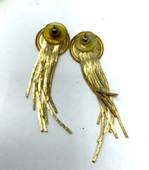 RETRO FASHION BLACK ONYX/ACRYLIC NECLACE AND EAR RINGS (GERMANY)