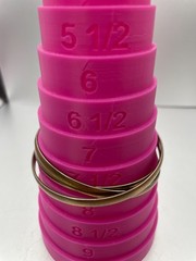 Copper Bangle Bracelet Set 3 Intertwined Stackable Narrow 7.5”