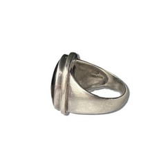 Vintage Men’s Onyx Sterling Silver Statement Ring