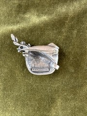 Signed HAND & HAMMER H&H DeMatteo NANTUCKET STERLING SILVER BROOCH PIN 10.09g