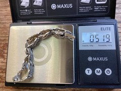 Vintage 7.5” Sterling Silver W/ Marcasite Bracelet Signed TK 925 Weighs 0.519oz