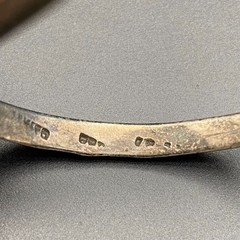 Vintage Mexico Turquoise Sterling Silver Bracelet Small 6-3/8″