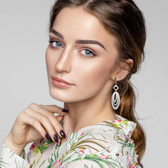 12 Pair Clip on Earrings Dangle Drop Dangle Earrings Set Bohemian Silver