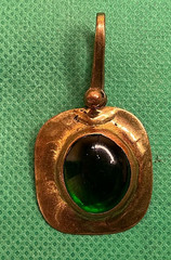 Vintage Mid-Century Modernist Studio Art Bronze Pendant – Signed W.M. Schulz
