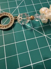 Stunning Antique Baroque Multi Real Pearl And Crystal Glass Beads Necklace Heavy
