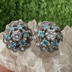 Vintage Earrings Silver 925 Women’s Jewelry