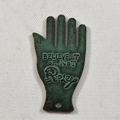 Vintage Hamsa Hand of Fatima Charm Ripley’s Believe It or Not
