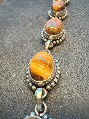 vintage style tiger eye bracelet