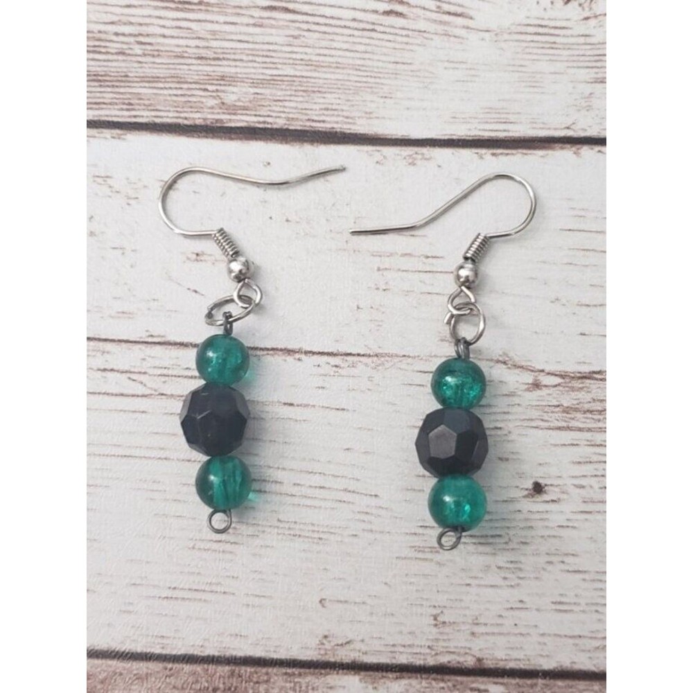 Vintage Earrings For Pierced Ears Beaded Dangle