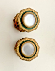 Vintage Snap Link Dress Studs – Patent Pending – Mother of Pearl – Early Ones
