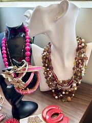 Pretty In Pink – 29 Piece Jewelry Lot – Trifari, Kors, Monet, J Crew, Avon ++