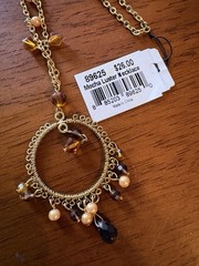 Vintage NEW NWT Cookie Lee Jewelry Set Faux Crystal Beads – 3 necklaces w/ tags