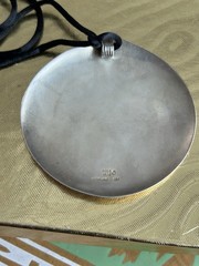 vintage sterling pendant necklace Signed MMA 46.3 Grams