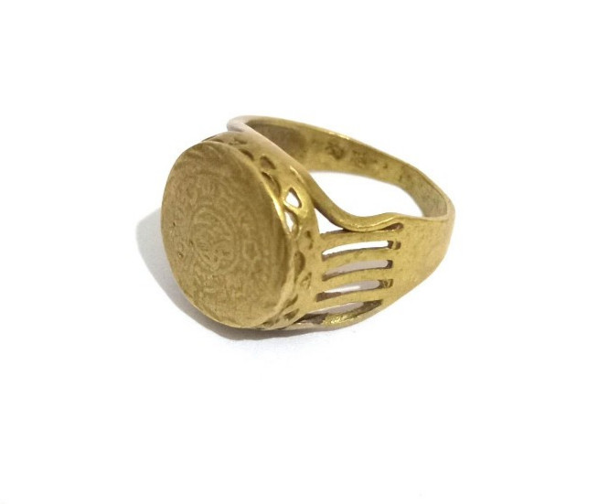 Vintage Ancient Bronze Antique Ring Rare Style Roman Old bronze Ring Extremely