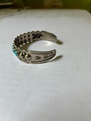 Vintage Nickel Silver Bell Bracelet