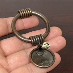 Vtg Premier Etage PARIS Mid Century Modern Copper Arts & Crafts Clip on Earring