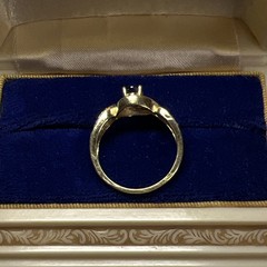 14k Yellow Gold Oval Cut Tanzanite & Round Natural Diamonds Ring Sz 8