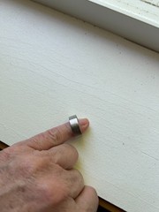 Titanium Ring Size 6 Free Shipping!