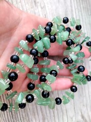 Vintage nephritis necklace