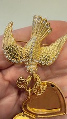 I am Edgar Berebi this is my Dove Heart pin NOS vintage signed Certificate .