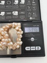 Vtg MMA Metropolitan Museum of Art Baroque Pearl 925 Sterling Signed Necklace