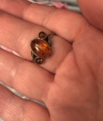 Vintage Baltic Amber Gemstone Size 10