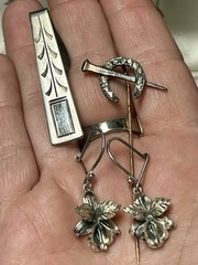 Vintage Jewelry Lot Art Deco Art Nouveau Retro Sterling Silver