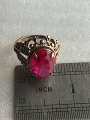 Rings silver 875 gold Plated Russian Soviet Silver vintage USSR old
