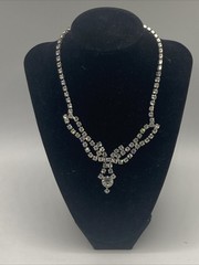 CASINI DIAMONIDES London Man Made Diamond Necklace In Box Vintage