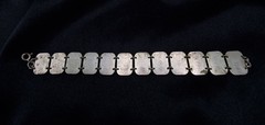 Swedish 1950’s-1970’s Vintage Enamel Heraldic Bracelet With Crowned Shields