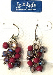 4 Vintage Pairs of Earrings – Les Bernard, Tara, Periwinkle, Liz & Kate