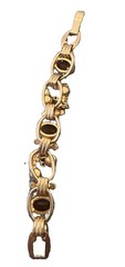 STUNNING Vintage 1960s Juliana Topaz Amber Rhinestone Bracelet D&E unmarked