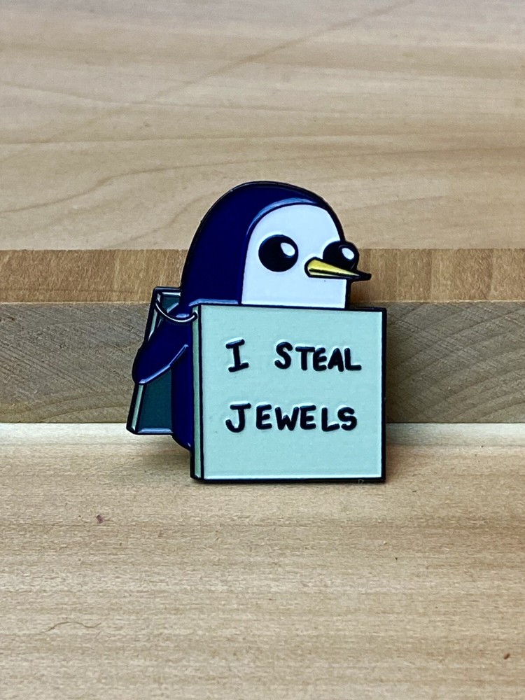 Adventure Time I Steal Jewels Gunter Pin