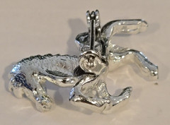 Vintage Mustang Wild Running Horse Silver Tone? Pin Brooch Equestrian Country