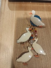 Vintage Hand Signed Lunch At The Ritz Ducks Pierced Ears