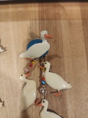 Vintage Hand Signed Lunch At The Ritz Ducks Pierced Ears