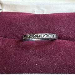 Vintage Maracasite Sterling Silver Ring-Size 8/Band 2mm