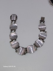 Vintage Sterling Silver Siam Niello Set Bracelet Pendant Brooch + Bonus 925